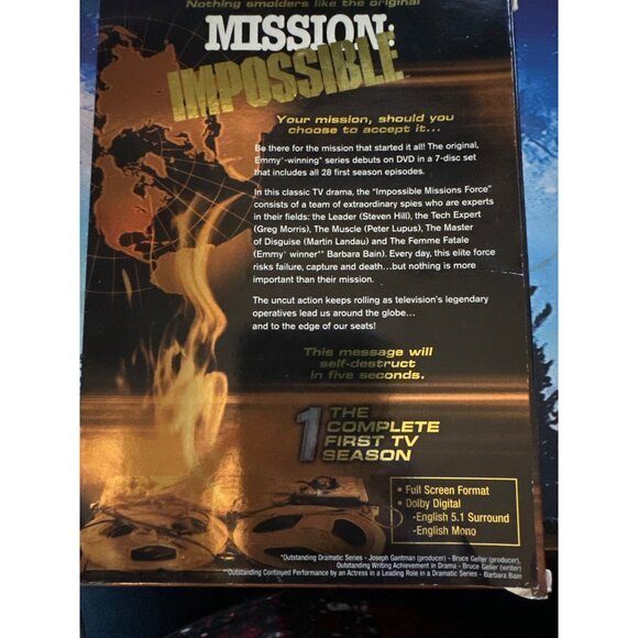 Mission Impossible DVD The Original TV Series Complete First Season Used Box Set - Picture 2 of 14